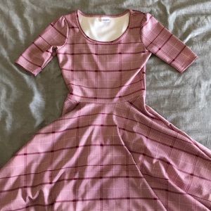 Lularoe tartan Nicole dress
